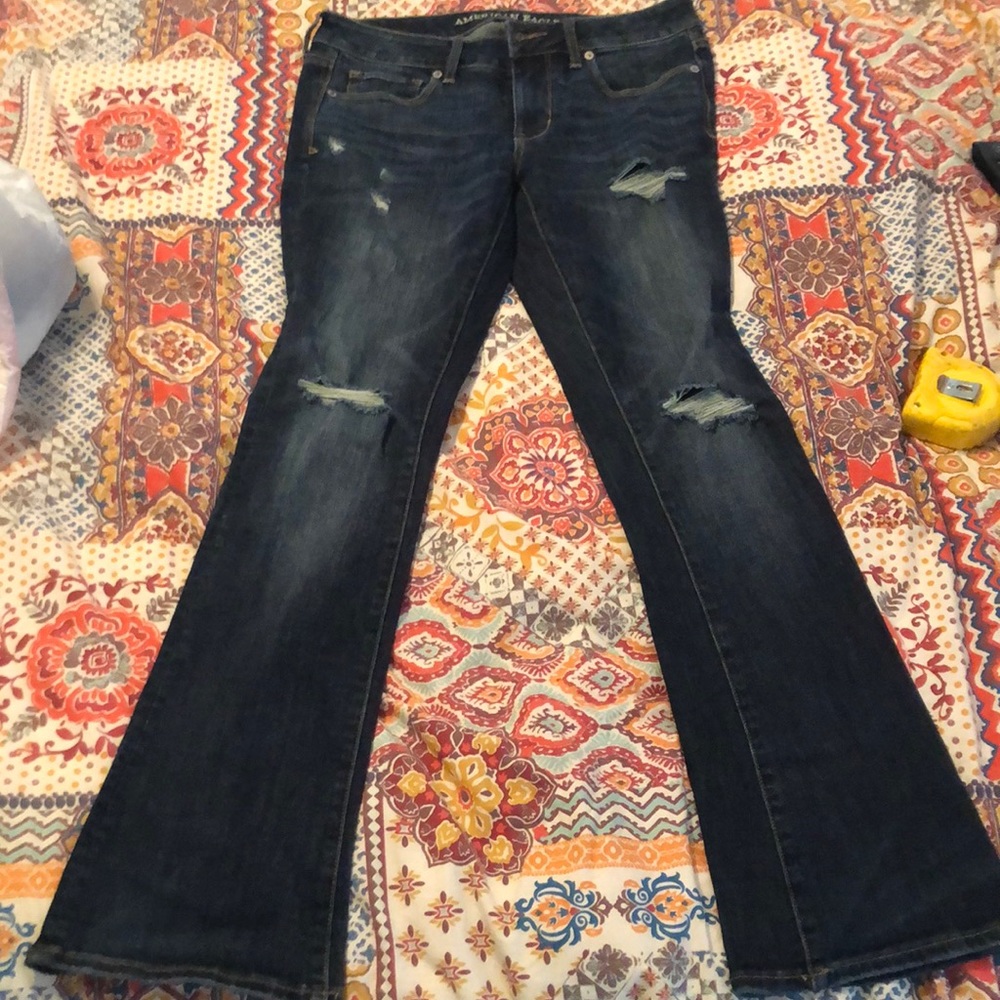 American eagle skinny kick jeans